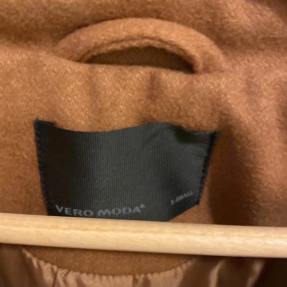 Vero moda tan wool peacoat - Picture 5 of 5